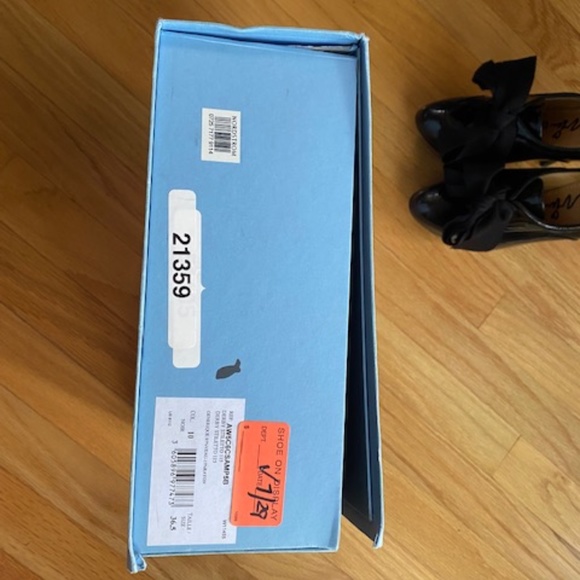 NWT Lanvin Shoes - Oxford Platform Black Patent Leather Heels - Picture 9 of 11